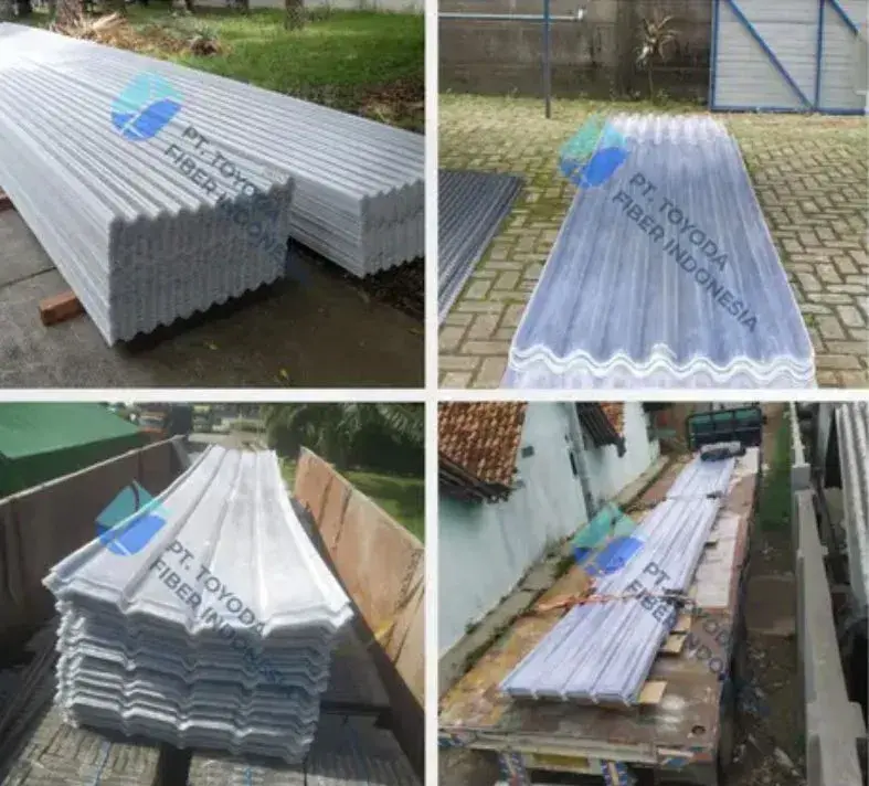 Proyek Atap Fiberglass Anti-UV Toyoda Fiber — foto 3
