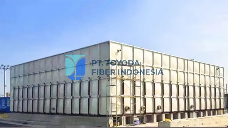 Proyek GRP Tank Fiberglass Toyoda Fiber — foto 1