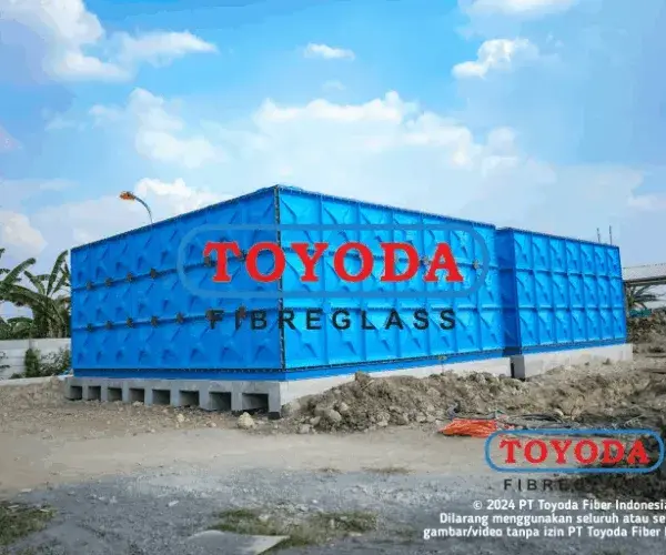 Proyek Panel Tank Fiberglass Toyoda Fiber — foto 1