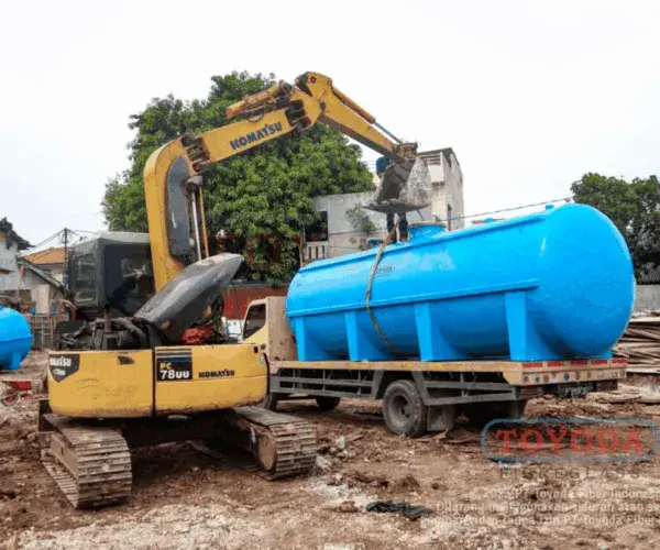 Proyek Storage Tank Fiberglass Toyoda Fiber — foto 4