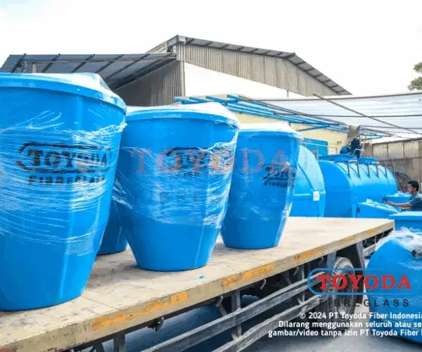 Proyek Septic Tank Fiberglass Biofilter Toyoda Fiber — foto 2