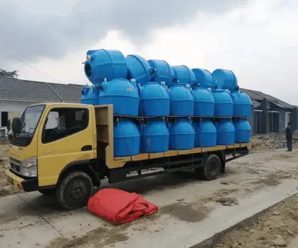 Proyek Septic Tank Fiberglass Biofilter Toyoda Fiber — foto 3