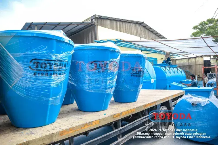 Proyek instalasi IPAL dan STP fiberglass Toyoda Fiber 10