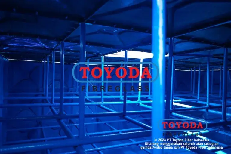 Proyek instalasi IPAL dan STP fiberglass Toyoda Fiber 3