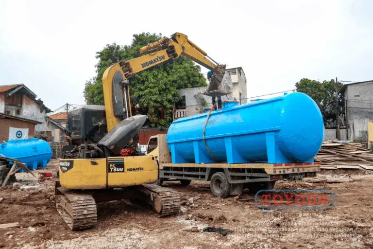 Proyek instalasi IPAL dan STP fiberglass Toyoda Fiber 8