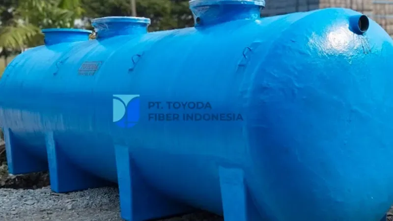 Proyek Storage Tank Fiberglass Toyoda Fiber — foto 1