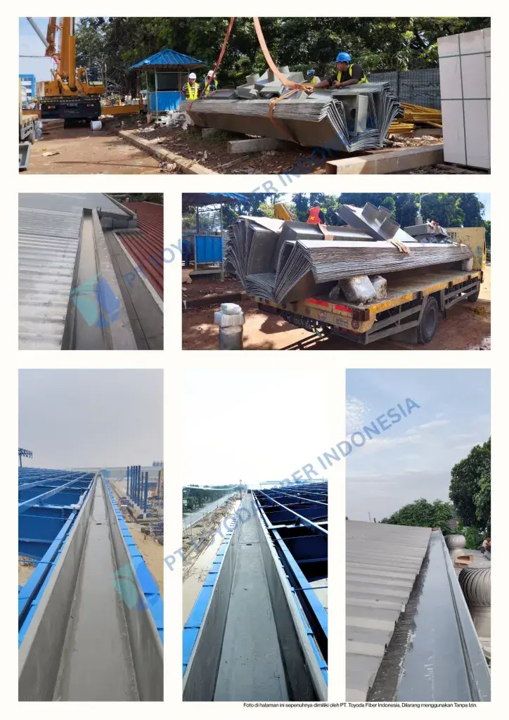Proyek Talang Air Fiberglass Toyoda Fiber — foto 4