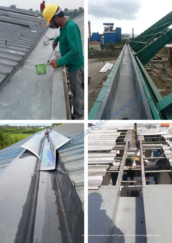 Proyek Talang Air Fiberglass Toyoda Fiber — foto 6